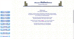 Desktop Screenshot of haus-hofmeister.de